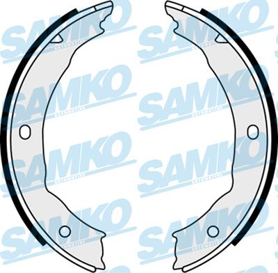 Samko 88400 - Комплект тормозных колодок, барабанные parts5.com