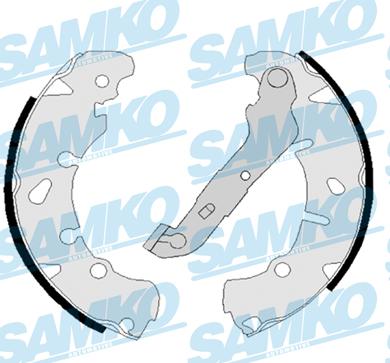 Samko 88170 - Комплект тормозных колодок, барабанные parts5.com