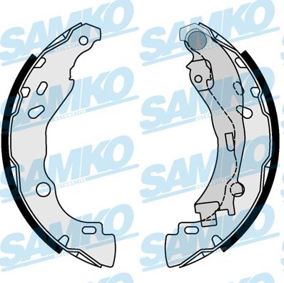 Samko 88700 - Комплект тормозных колодок, барабанные parts5.com