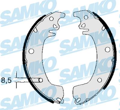 Samko 83130 - Brake Shoe Set parts5.com