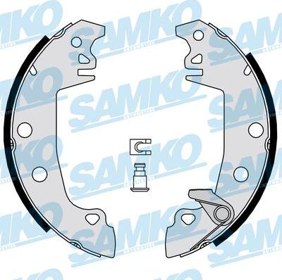 Samko 87520 - Комплект тормозных колодок, барабанные parts5.com