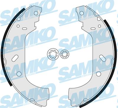 Samko 87150 - Комплект тормозных колодок, барабанные parts5.com