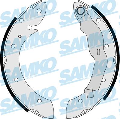 Samko 87135 - Комплект тормозных колодок, барабанные parts5.com