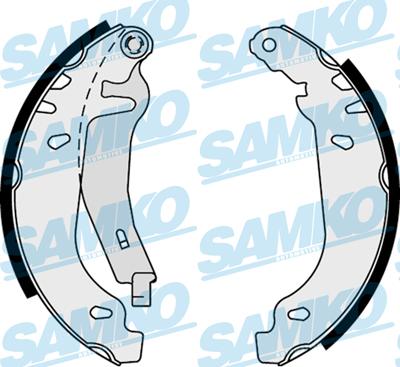 Samko 87830 - Brake Shoe Set parts5.com