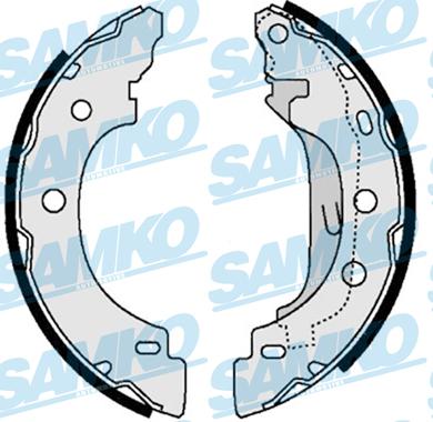 Samko 87330 - Комплект тормозных колодок, барабанные parts5.com