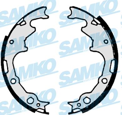 Samko 87240 - Комплект тормозных колодок, барабанные parts5.com