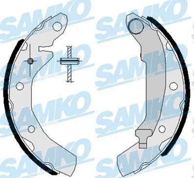 Samko 87260 - Комплект тормозных колодок, барабанные parts5.com