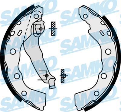 Samko 87740 - Комплект тормозных колодок, барабанные parts5.com