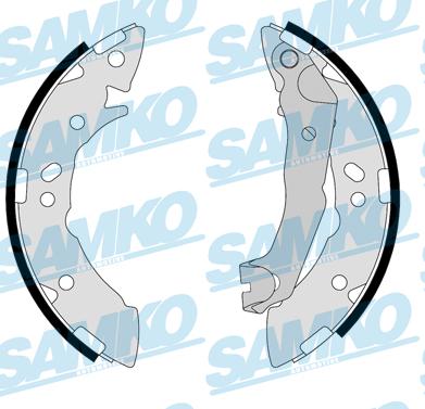 Samko 87710 - Комплект тормозных колодок, барабанные parts5.com