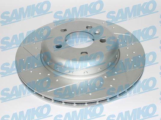 Samko B2102VBR - Тормозной диск parts5.com