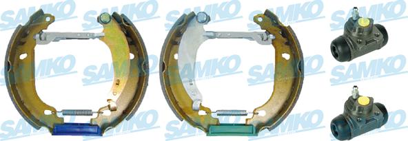 Samko KEG456 - Комплект тормозных колодок, барабанные parts5.com