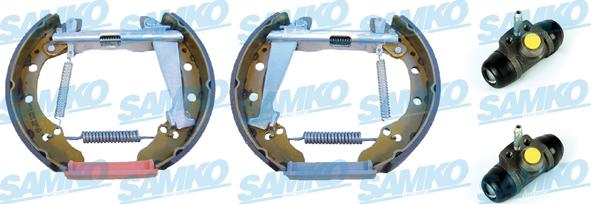 Samko KEG405 - Комплект тормозных колодок, барабанные parts5.com