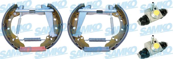 Samko KEG556 - Комплект тормозных колодок, барабанные parts5.com