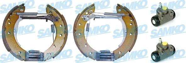 Samko KEG501 - Комплект тормозных колодок, барабанные parts5.com
