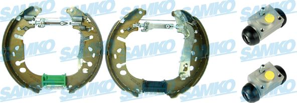 Samko KEG625 - Комплект тормозных колодок, барабанные parts5.com