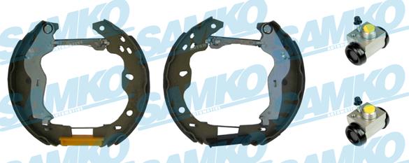 Samko KEG620 - Комплект тормозных колодок, барабанные parts5.com