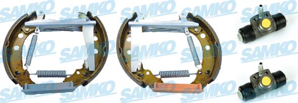 Samko KEG122 - Комплект тормозных колодок, барабанные parts5.com