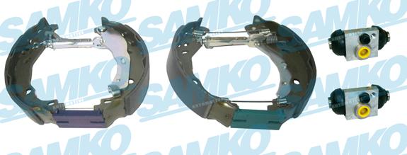 Samko KEG815 - Комплект тормозных колодок, барабанные parts5.com