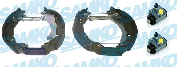 Samko KEG816 - Комплект тормозных колодок, барабанные parts5.com