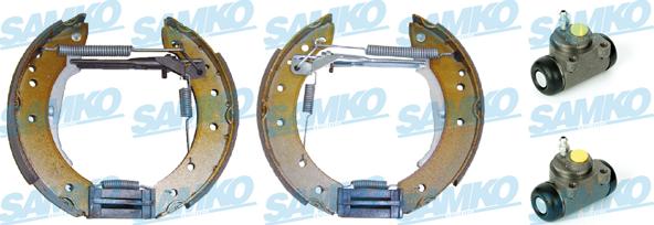 Samko KEG355 - Комплект тормозных колодок, барабанные parts5.com
