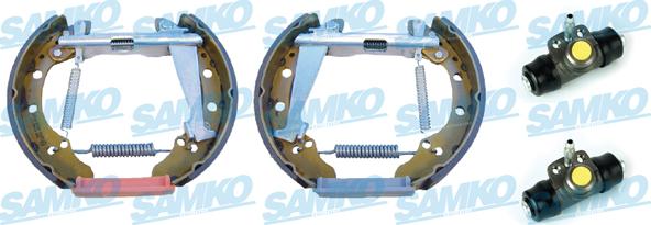 Samko KEG304 - Комплект тормозных колодок, барабанные parts5.com