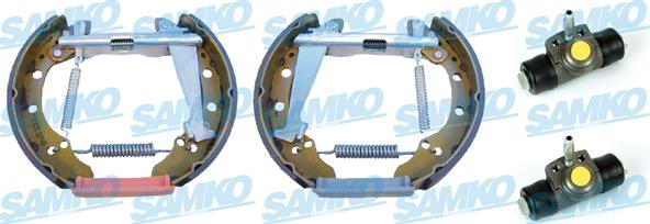 Samko KEG326 - Комплект тормозных колодок, барабанные parts5.com