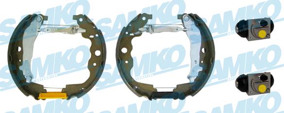 Samko KEG702 - Комплект тормозных колодок, барабанные parts5.com