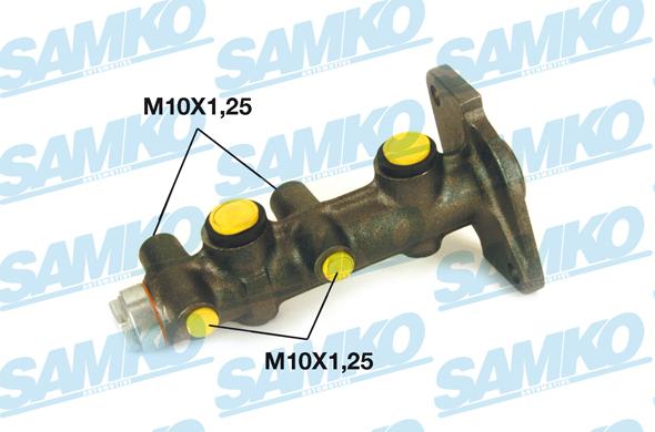 Samko P071292 - Главный тормозной цилиндр parts5.com