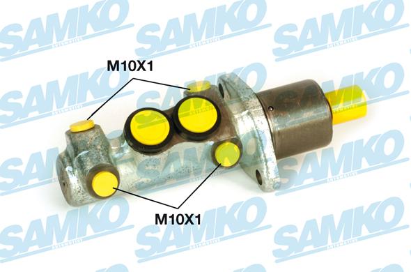 Samko P16134 - Главный тормозной цилиндр parts5.com