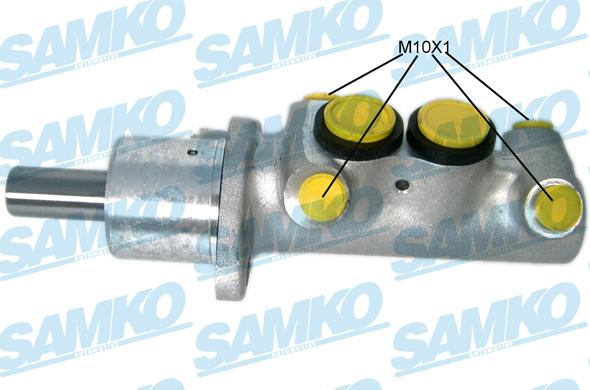 Samko P16137 - Главный тормозной цилиндр parts5.com