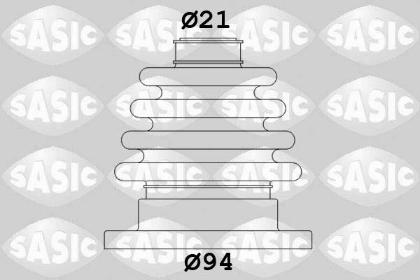 Sasic 4003444 - Пыльник, приводной вал parts5.com