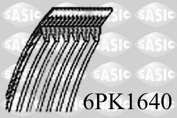 Sasic 6PK1640 - Correa trapecial poli V parts5.com