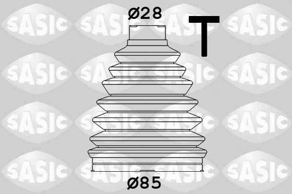 Sasic 1904040 - Пыльник, приводной вал parts5.com