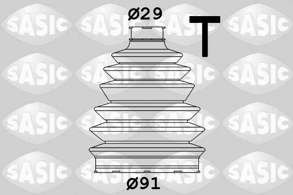 Sasic 1900007 - Пыльник, приводной вал parts5.com