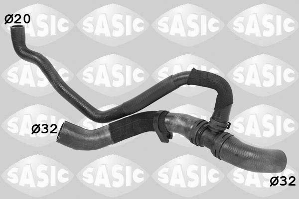 Sasic 3406493 - Шланг радиатора parts5.com