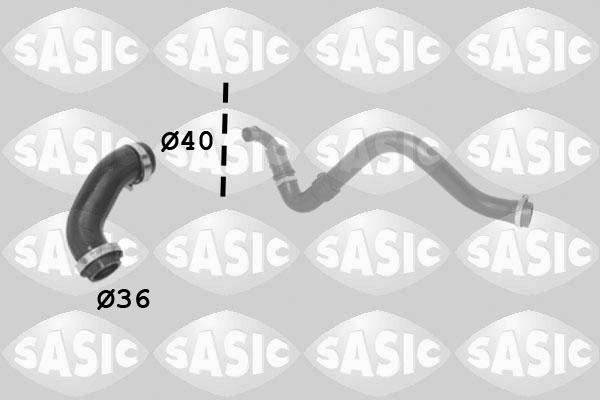 Sasic 3334056 - Трубка, нагнетание воздуха parts5.com