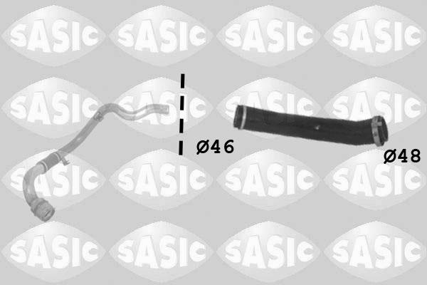 Sasic 3334063 - Трубка, нагнетание воздуха parts5.com