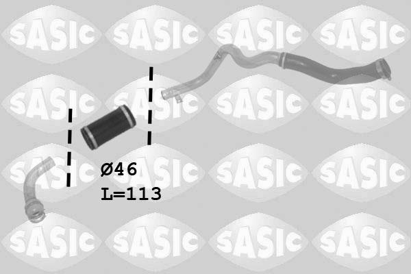 Sasic 3334062 - Трубка, нагнетание воздуха parts5.com