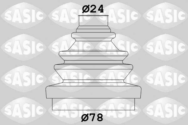 Sasic 2933013 - Пыльник, приводной вал parts5.com