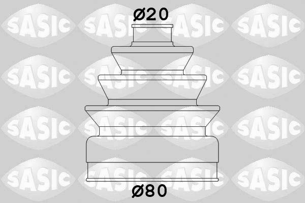 Sasic 2933833 - Пыльник, приводной вал parts5.com