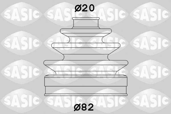 Sasic 2003417 - Пыльник, приводной вал parts5.com