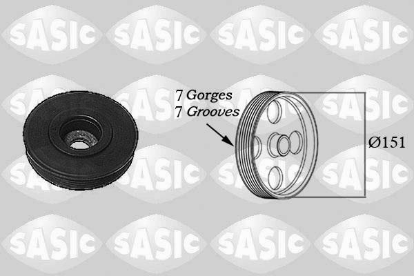 Sasic 2154017 - Шкив коленчатого вала parts5.com