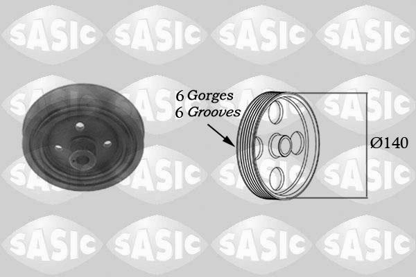 Sasic 2156005 - Шкив коленчатого вала parts5.com