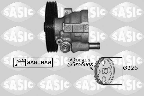 Sasic 7074002 - Гидравлический насос, рулевое управление, ГУР parts5.com