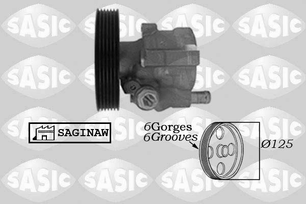 Sasic 7074012 - Гидравлический насос, рулевое управление, ГУР parts5.com