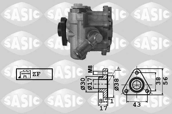 Sasic 7076049 - Гидравлический насос, рулевое управление, ГУР parts5.com