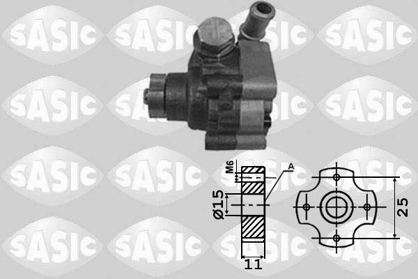 Sasic 7076063 - Гидравлический насос, рулевое управление, ГУР parts5.com