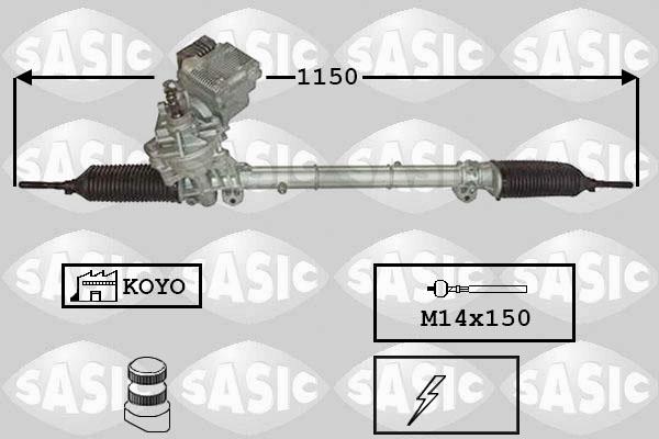 Sasic 7176061 - Engranaje de dirección parts5.com