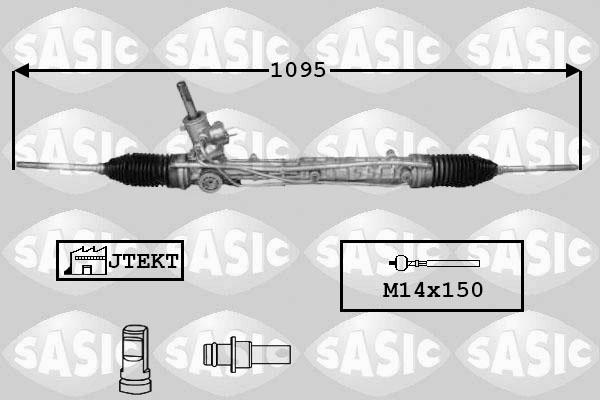 Sasic 7170053 - Рулевой механизм, рейка parts5.com