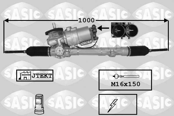 Sasic 7170057 - Рулевой механизм, рейка parts5.com